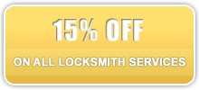 15% of on all locksmith services